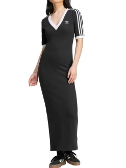 Abito adicolor 3-Stripes Knit V-Neck