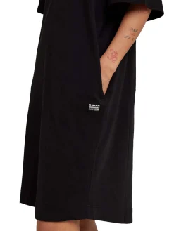 Abito T-shirt largo Saddle Sleeve