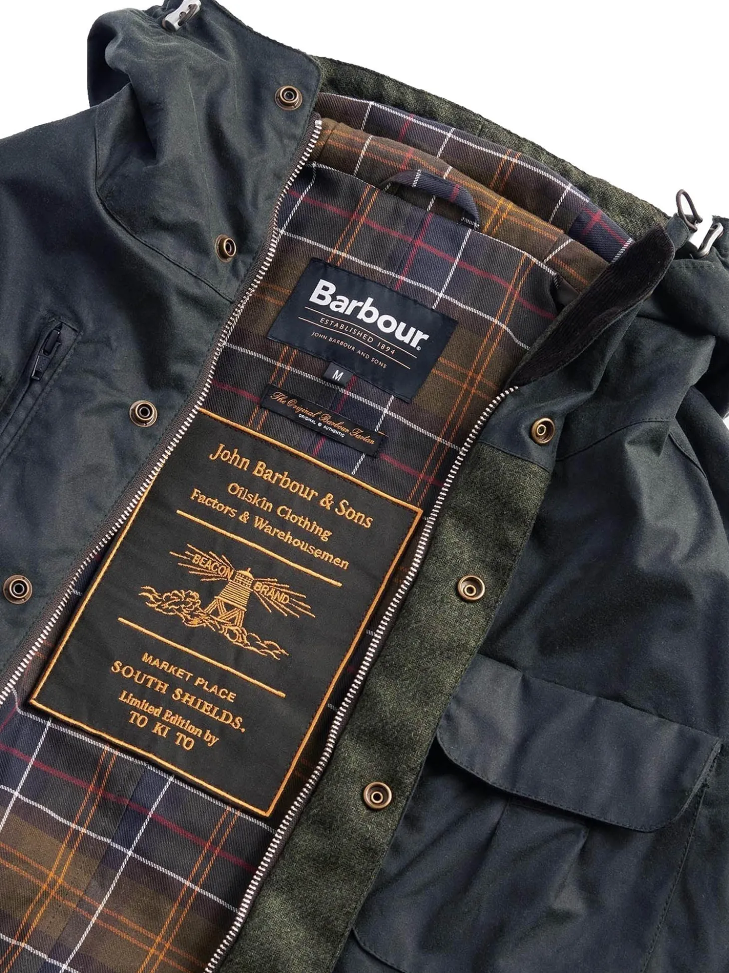 Barbour x TO KI TO Giacca cerata Bicycle