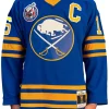 Blue Line Pat Lafontaine Buffalo Sabres Dark 1992 Jersey