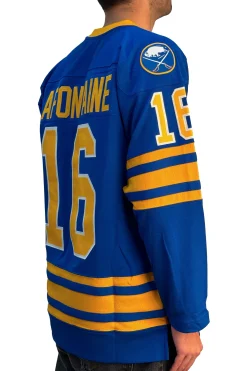 Blue Line Pat Lafontaine Buffalo Sabres Dark 1992 Jersey