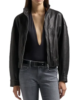 Bomber In Pelle Donna