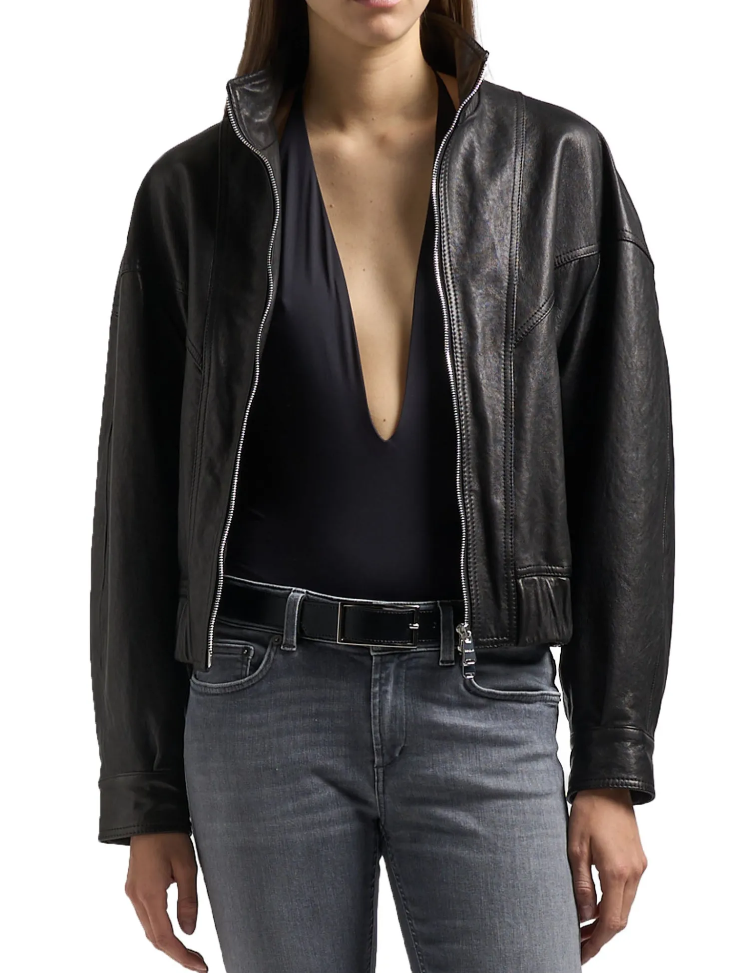 Bomber In Pelle Donna
