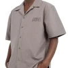 Camicia Army Green Chain Stitch