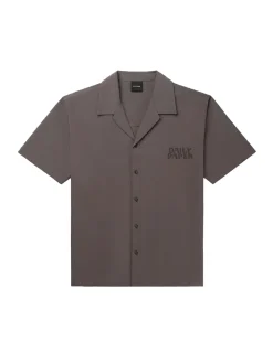 Camicia Army Green Chain Stitch