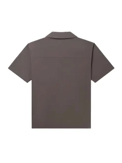 Camicia Army Green Chain Stitch