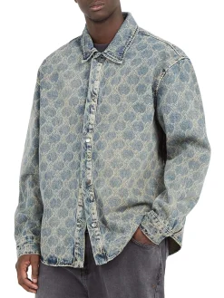 Camicia Blue Shield Laser Denim