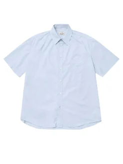 Camicia mezza manica in cotone rilassata