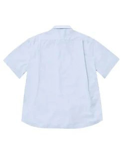 Camicia mezza manica in cotone rilassata