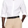 Camicia Regular Fit In Tessuto Dobby