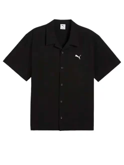 Camicia rilassata in seersucker da uomo