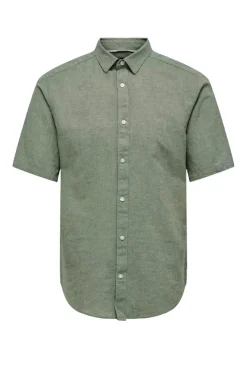 Camicia Slim Fit A Maniche Corte