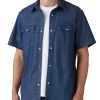 Camicia western a maniche corte vestibilità rilassata