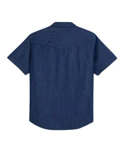 Camicia western a maniche corte vestibilità rilassata