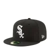 Chicago White Sox Authentic On Field Game Black 59FIFTY Cap