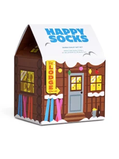 Confezione regalo da 2 paia di calzini Skiing Chalet