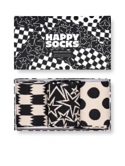 Confezione regalo da 3 paia di calzini Black and White