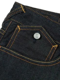 Crane Embrodiery Brocade Daicock Regular Straight Fit Jeans #2008