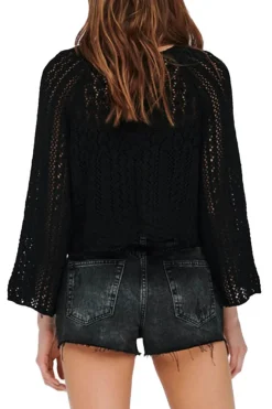 Cropped Knitted Pullover