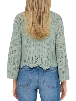 Cropped Knitted Pullover