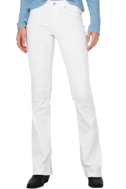 Flared Fit Mid Waist Jeans