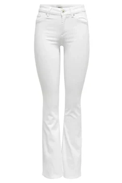 Flared Fit Mid Waist Jeans