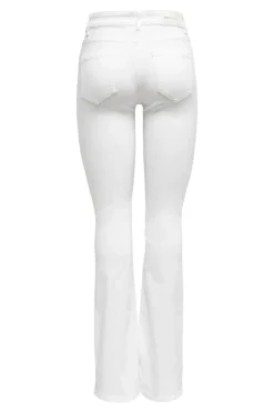 Flared Fit Mid Waist Jeans