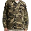 Giacca Camicia Camo