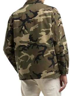 Giacca Camicia Camo