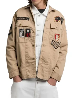 Giacca Camicia Patch