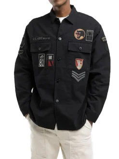 Giacca Camicia Patch