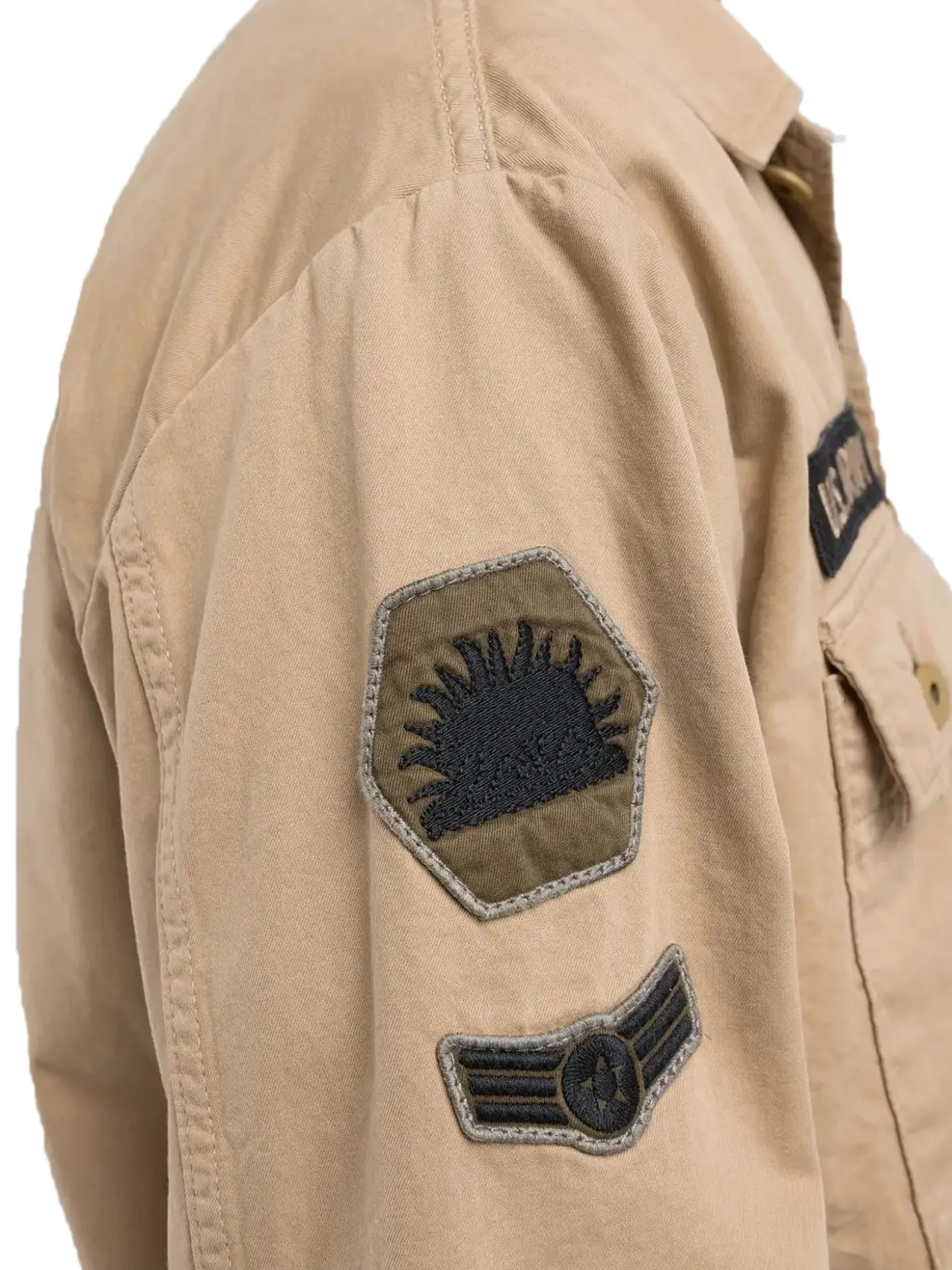Giacca Camicia Patch