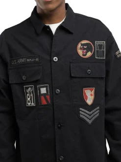 Giacca Camicia Patch