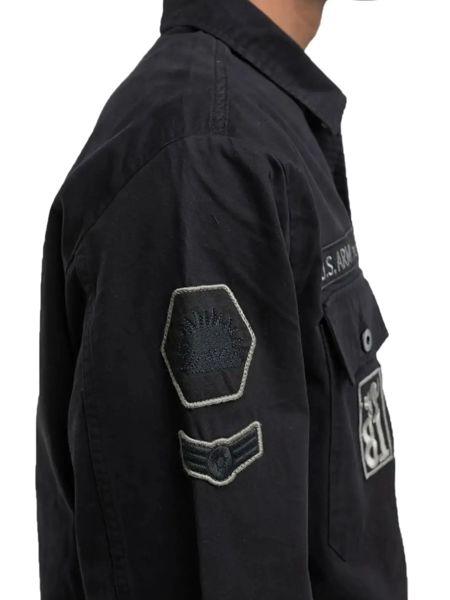 Giacca Camicia Patch