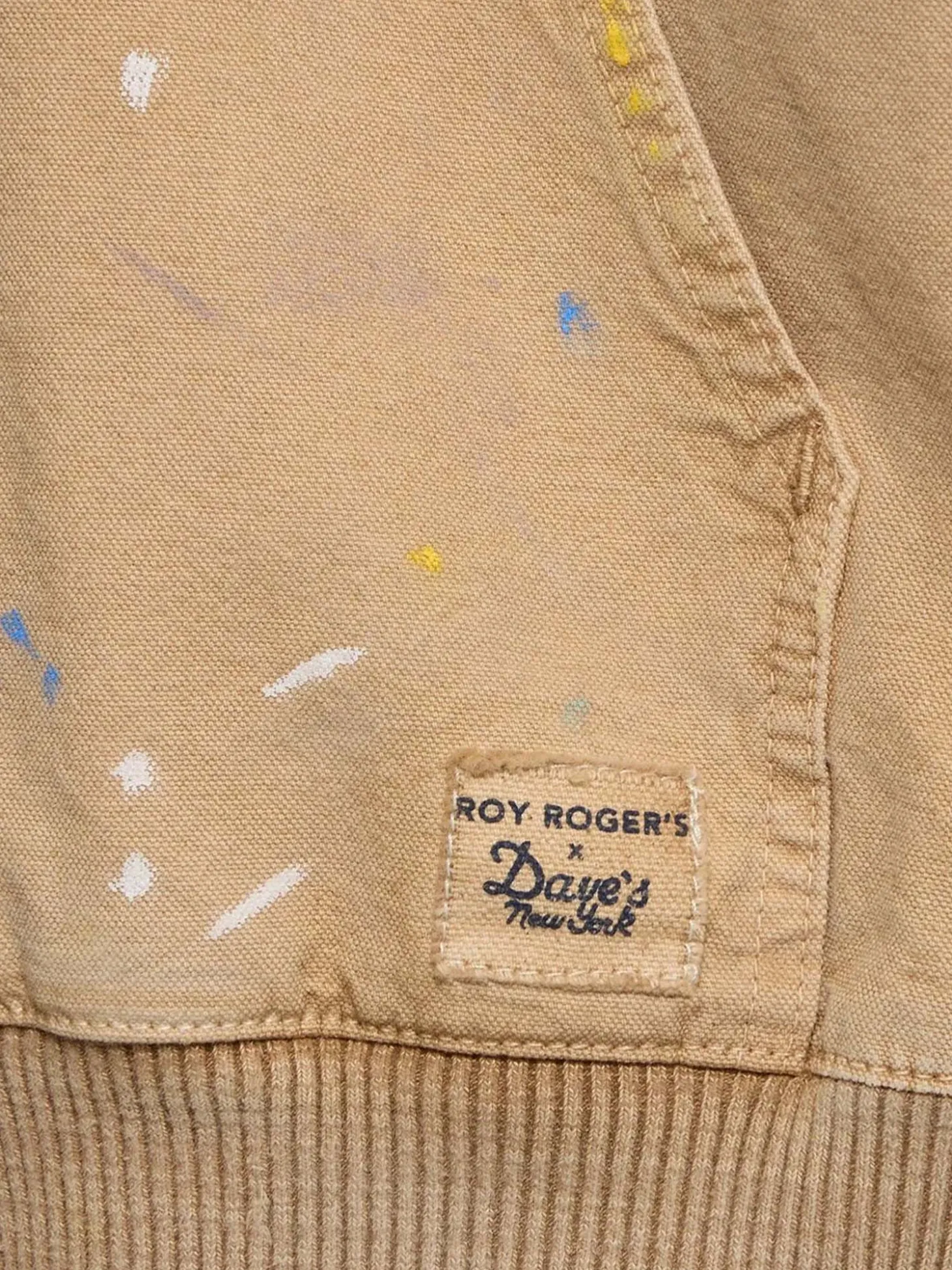 Giacca con zip e cappuccio Roy Roger's x Dave's NY