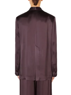 Giacca Liquid Satin Scivolata