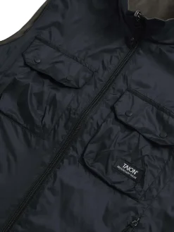 Gilet reversibile con doppia cerniera senza piumino