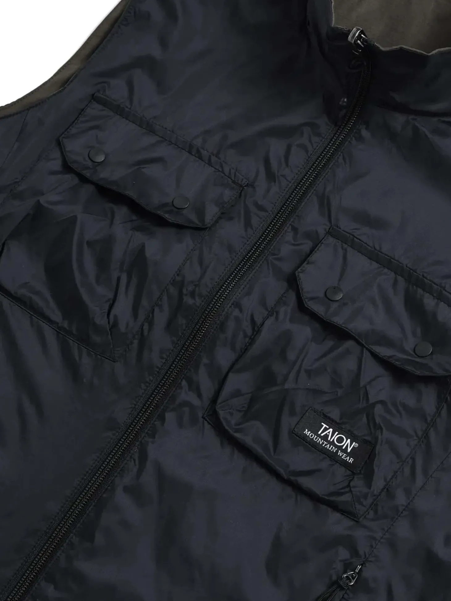 Gilet reversibile con doppia cerniera senza piumino