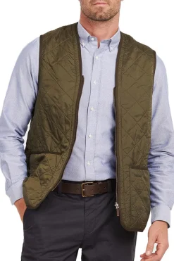 Gilet trapuntato/fodera con zip Polarquilt