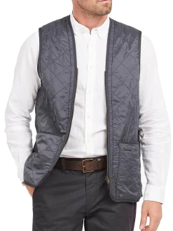 Gilet trapuntato/fodera con zip Polarquilt