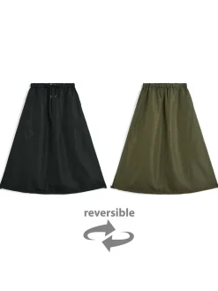 Gonna militare reversibile senza piumino