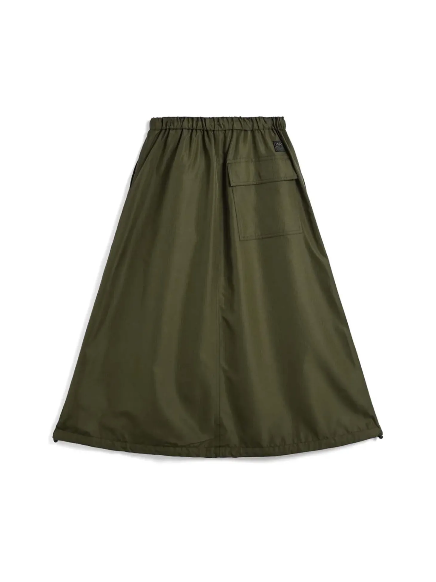 Gonna militare reversibile senza piumino