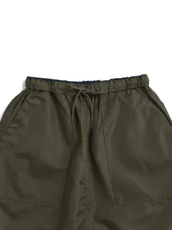 Gonna militare reversibile senza piumino