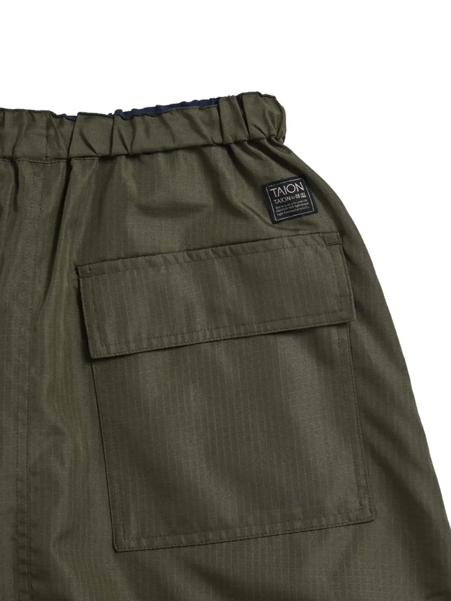 Gonna militare reversibile senza piumino