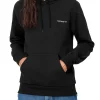 Hooded Script Embroidery Sweat