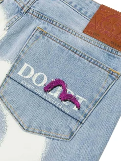 Jeans Carrot Fit con Stampa Daicock in Stile Graffiti 2017