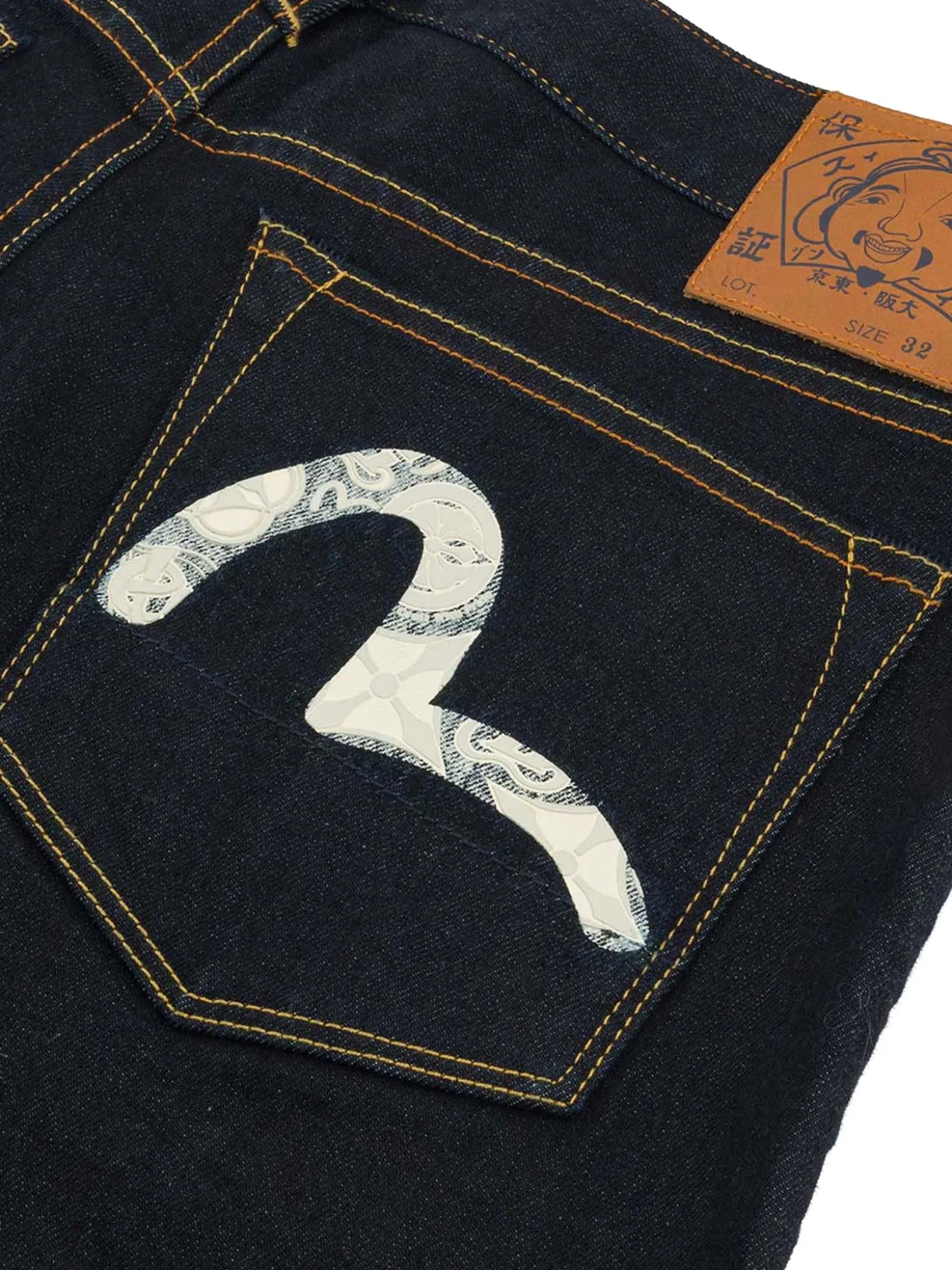 Jeans Carrot Fit con Tasche Stampate con Gabbiano Kamon 2017