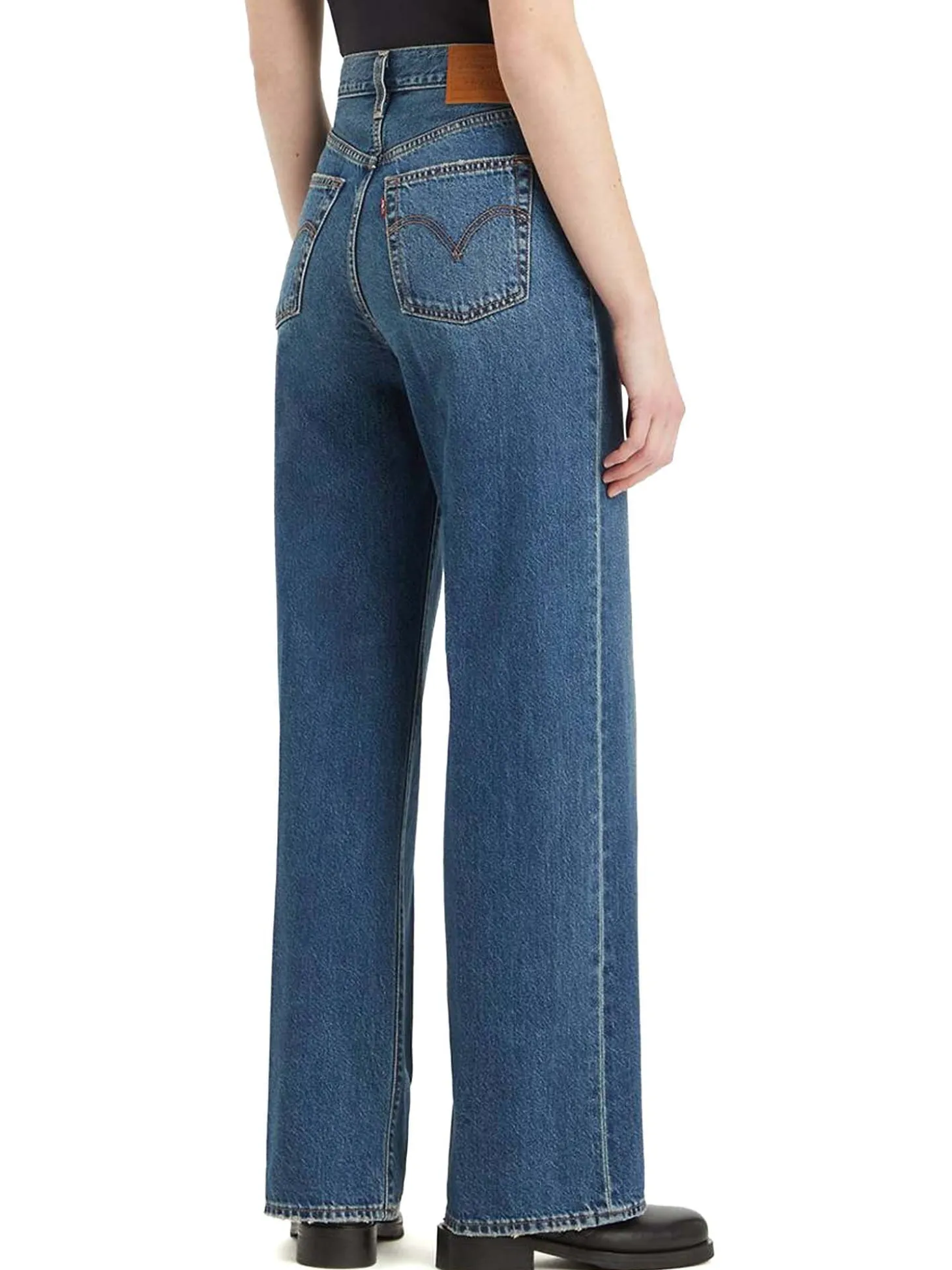 Jeans Ribcage a gamba ampia