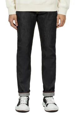 Kamon Brocade Applique Daicock Jeans
