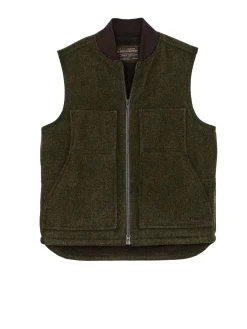 Lined Mackinaw Wool Work Vest